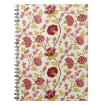 Jakobsbraun Muster Reds Pinks Gold Creme