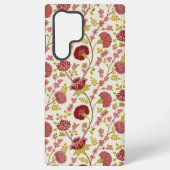 Jakobsbraun Muster Reds Pinks Gold Creme Samsung Galaxy Hülle (Rückseite)