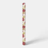 Jakobsbraun Muster Reds Pinks Gold Creme Samsung Galaxy Hülle (Linke Seite)