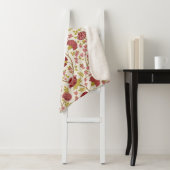 Jakobsbraun Muster Reds Pinks Gold Creme Sherpadecke (Beispiel)