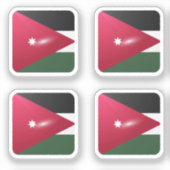 Jakobsflagge Aufkleber (Vorderseite)