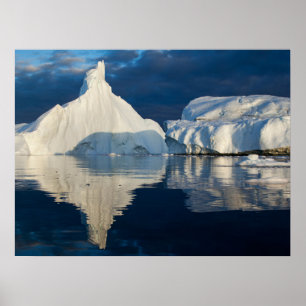 Jakobshavn Glacier Disko Bay Ilulissat, Greenland Poster