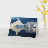 Jakobshavn Glacier Disko Bay Ilulissat, Grönland Karte (Gelbe Blume)