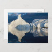 Jakobshavn Glacier Disko Bay Ilulissat, Grönland Postkarte (Vorne/Hinten)