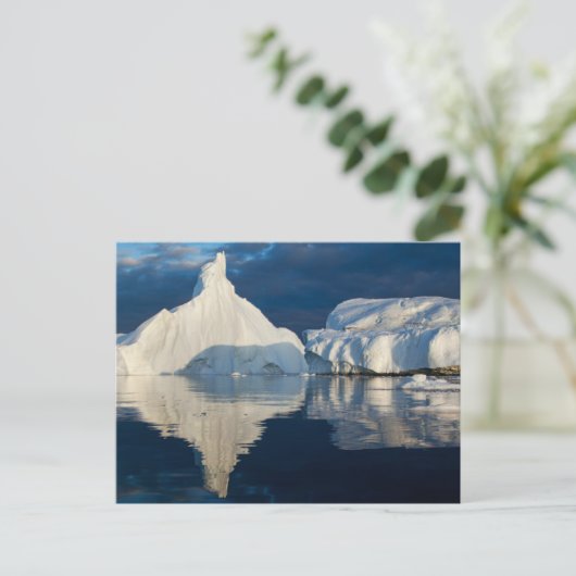 Jakobshavn Glacier Disko Bay Ilulissat, Grönland Postkarte (Stehend Vorderseite)