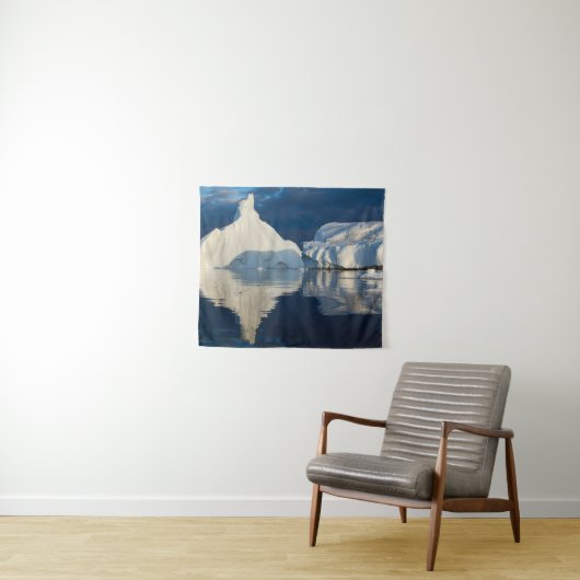Jakobshavn Glacier Disko Bay Ilulissat, Grönland Wandteppich (Beispiel (Horizontal))