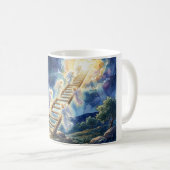 Jakobsleiter. Religiöse Geschenke Kaffeetasse (VorderseiteRechts)