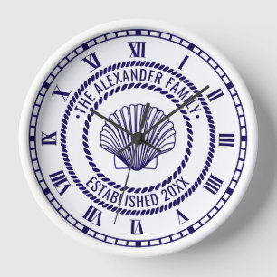 Jakobsmuschel-Schale #3 Familienname Datum Gegründ Uhr