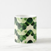 Jakobsmuschel-Wasserfarbe-Klee Kaffeetasse (Mittel)