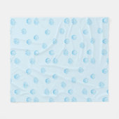 Jakobsmuscheln Umriss Minimalismus Fleecedecke (Vorderseite (Horizontal))
