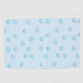 Jakobsmuscheln Umriss Minimalismus Golfhandtuch (Horizontal)