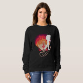 Jakobsweg Camino de Santiago Pilgerung Pilgers Jak Sweatshirt (Vorne ganz)