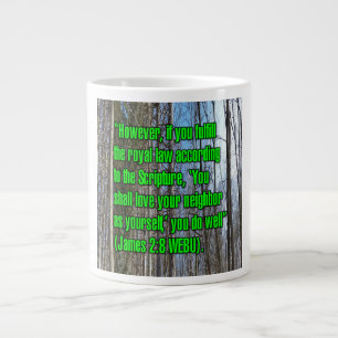 Jakobus 2:8 WEBU Mug Jumbo-Tasse