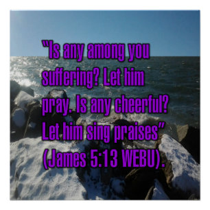 Jakobus 5:13 WEBU Poster
