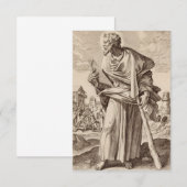 Jakobus der geringere Sohn von Alphaeus Dankeskarte (Vorne/Hinten)