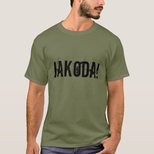 JAKODA! Reb Brown Streik-Kommando-T - Shirt (Vorderseite)