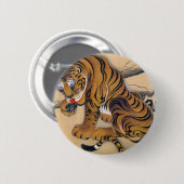 Jakuchu_ 虎図 button (Vorne & Hinten)