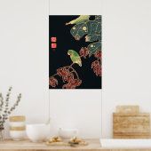 Jakuchu - Das Paroquet Poster (Küche)
