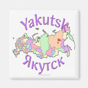 Jakutsk Russland Magnet