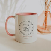 JALAINE Modern Minimalistisches Blindlogo Tasse