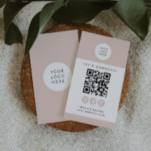 JALAINE Moderne rosa Social Media QR Code Instagra