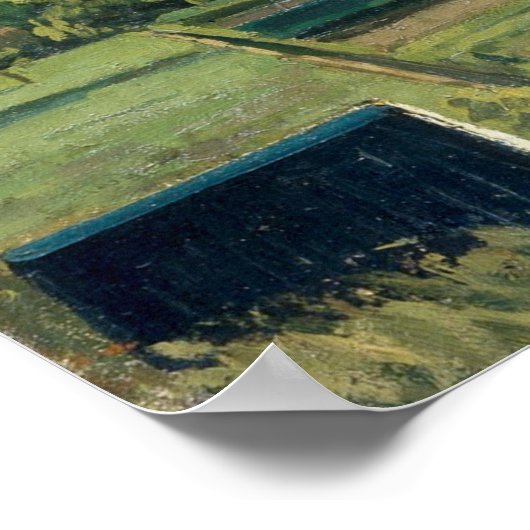 Jalais Hill, Pontoise (1867), Camille Pissarro Poster (Ecke)