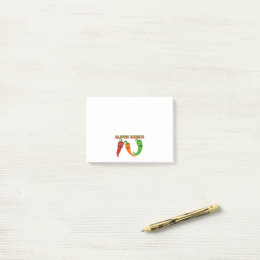 Jalapeno-Geschäft Post-it Klebezettel (Auf Schreibtisch)