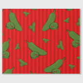 Jalapeno Illustration Geschenkpapier (Flach)