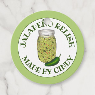 Jalapeno Jalapeño Hot Pepper Relish made by Geschenkanhänger