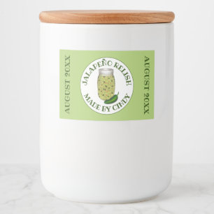 Jalapeno Jalapeño Hot Pepper Relish made by Lebensmitteletikett