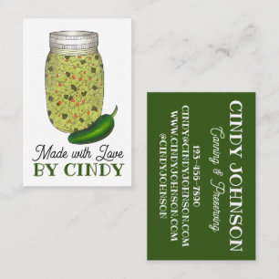 Jalapeno Jalapeño Hot Pepper Relish made by Visitenkarte