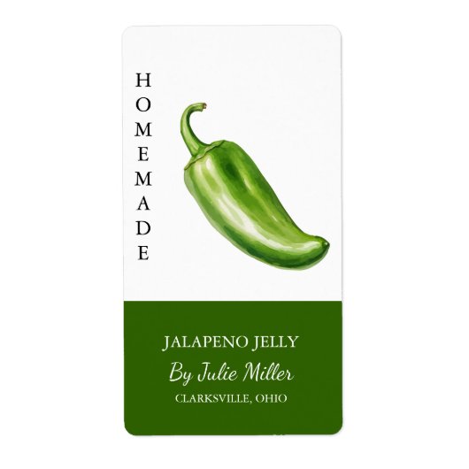 Jalapeno Jelly Label (Vorne)