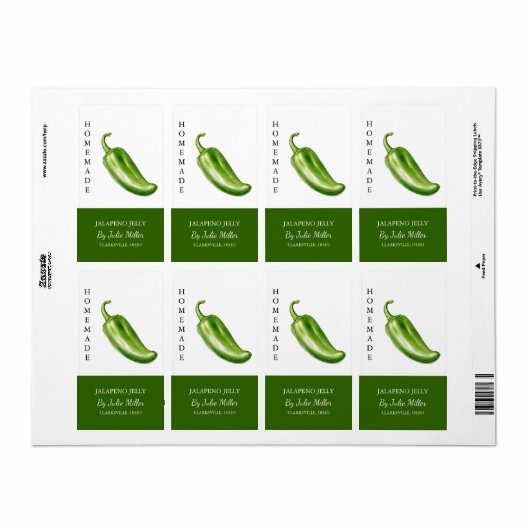 Jalapeno Jelly Label (Vorne)