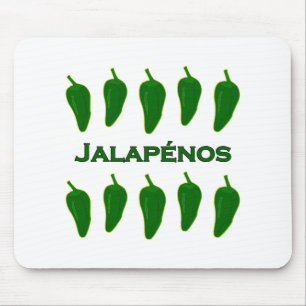 Jalapeno-Paprikaschoten (betitelt) Mousepad