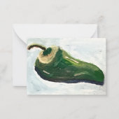 Jalapeño-Pfeffer Mitteilungskarte (Vorderseite)