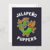 Jalapeño Puppers Postkarte (Vorne/Hinten)