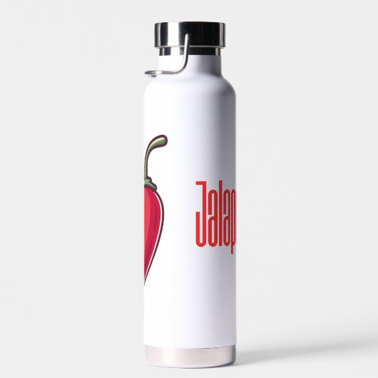 Jalapeño Soul – Reusable Eco Bottle with Spicy Att Trinkflasche (Rechts)