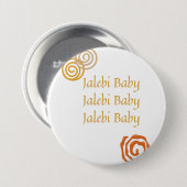 Jalebi Baby Tank Top-Weinetikett Button (Vorne & Hinten)