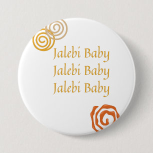 Jalebi Baby Tank Top-Weinetikett Button