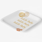 Jalebi Pappteller (Gewinkelt)