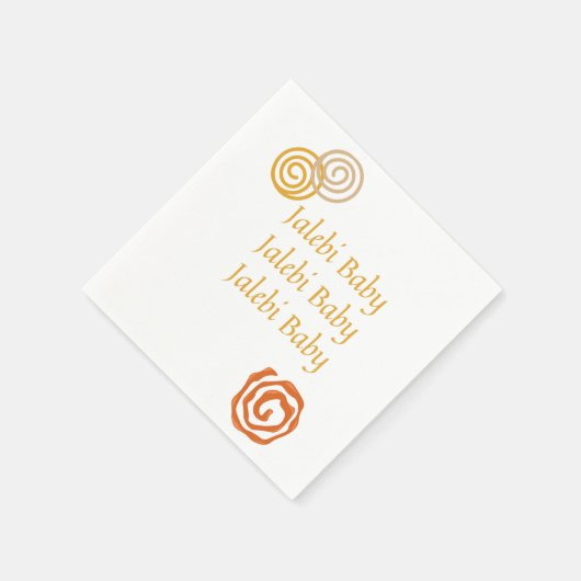 Jalebi Serviette (Ecke)