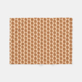 Jalebi South Asian Mithai Sweet Snack Food Fleecedecke (Vorderseite (Horizontal))