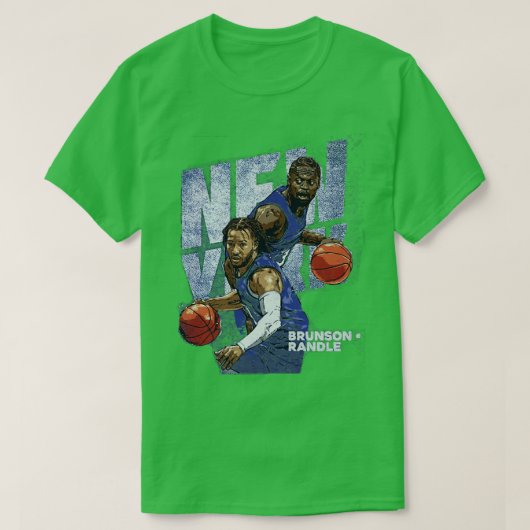 Jalen Brunson Julius Randle New York T-Shirt (Design vorne)