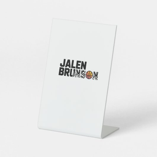 Jalen Brunson Sockelschild (Vorderseite)