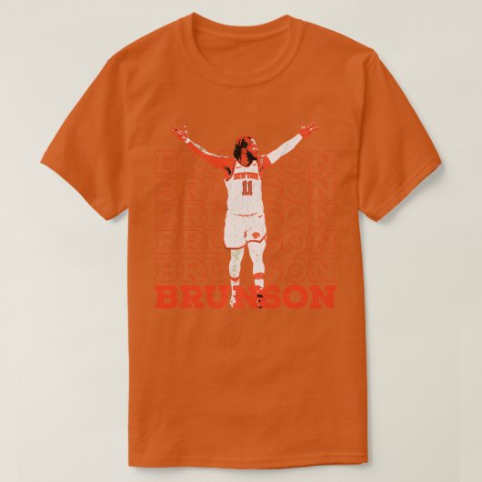 jalen brunson Vintag grunge TShirt (Design vorne)