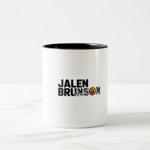 Jalen brunson zweifarbige tasse