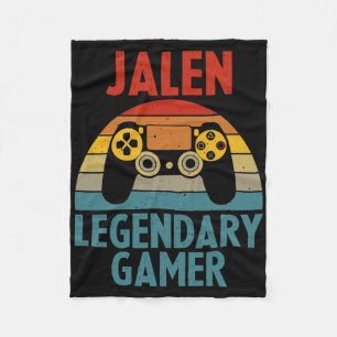 Jalen Geschenk Name Personalisiert Lustig Gaming G Fleecedecke