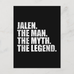Jalen Name, Jalen Der Mann Der Mythos Die Legende Postkarte