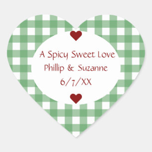 Jalepeno Jelly Gastgeschenk Hochzeit Jar Sticker L