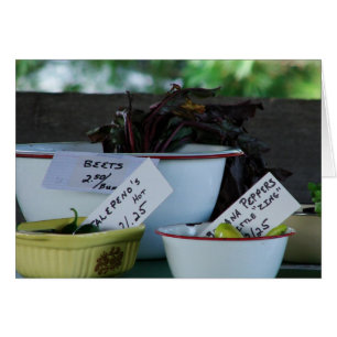 Jalepenos, Bananen-Paprikaschoten und Rüben